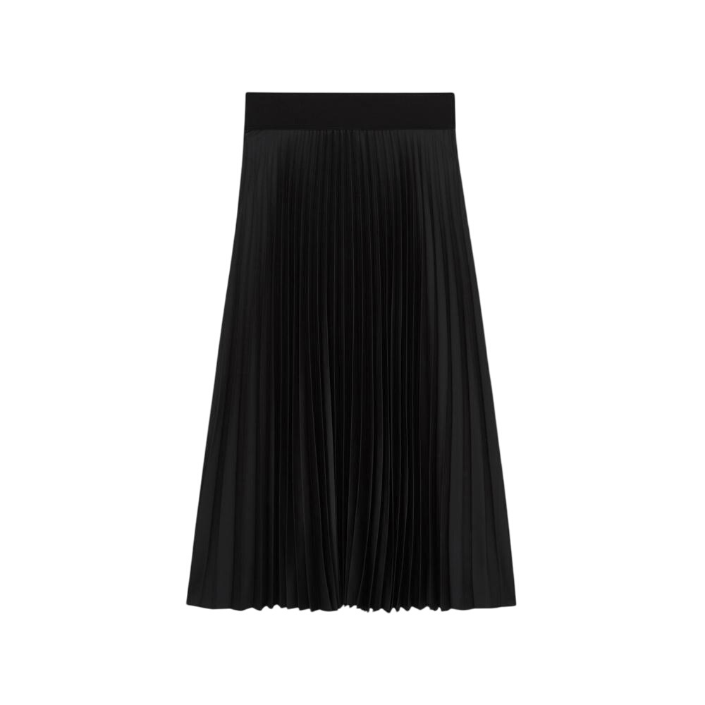 REISS Seren Pleated Midi Skirt